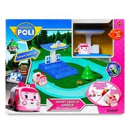 Robocar Poli Amber Smart Car | 救援小英雄波力豪華套裝| 玩具車｜停車場｜生日禮物｜平行進口