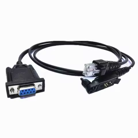 2 IN 1 Programming Cable Cord For Motorola GP328plus GP338plus GP344 GP338 GM300 GM338 GM3188 GM3688