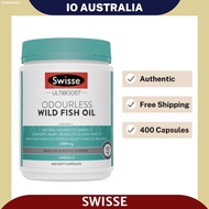 Swisse Odourless Wild Fish Oil 1000mg 400 Capsules