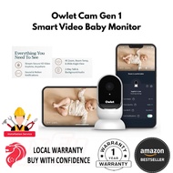 Owlet Cam Gen 1 Smart Video Baby Monitor Video Camera, Secure WiFi, 1080p Night Vision, Cry, 2-Way A