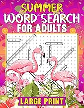 Summer Word Search For Adults Large Print: 80 Fun Themed Word Find Puzzle Book For Adult And Seniors