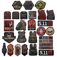 3D Military Embroidery 511 Patch PVC Badges Military & Tactical Army Morale Patch Tactical Stickers 