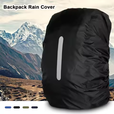 15-65L Reflective Backpack Rain Cover Outdoor Cycling Hiking Climbing Bag Cover Waterproof Rain Cove