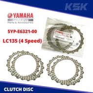 Clutch Disc LC135(4 Speed)(4PCS)Original Yamaha[5YP-E6321-00] / Clutch Plate Yamaha LC135 (KSKMOTOR)