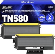 TN580 Toner Cartridge Black 2-Pack Compatible for Brother TN-580 HL-5370DW HL-5340D DCP-8060 DCP-806