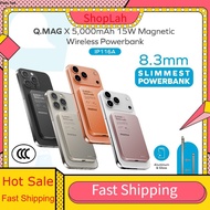 ShopLah [CCC Certified] Momax 116A / 129 Qi2 Q.Mag X 5,000mAh 15W Magnetic Wireless Powerbank