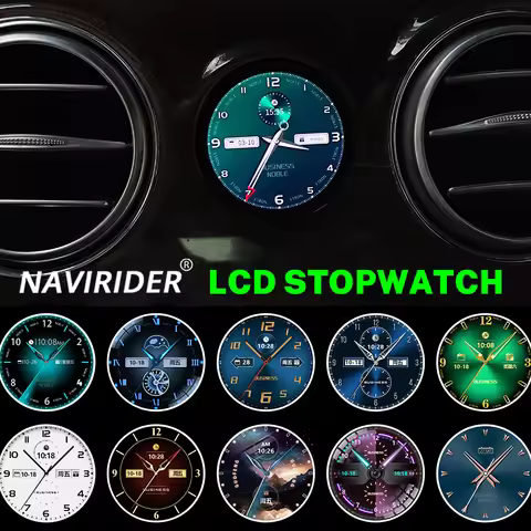 Smart Clock For Benz C/E/S/G/CLS/ W205 W463 W219 W222 W213 NTG 5.0/5.5 Car Stopwatch Interior Centra
