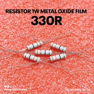 (PER 5 PIECES) 1W 1WATT 330R 330 OHM CF 5% ROHS RESISTOR