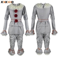 Clown Joker Cosplay Costume - Halloween Party Outfit for Kids & Adults