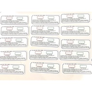 Lifestyle uv and uvc reuseable water proof test card