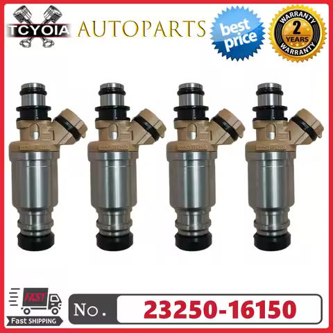 4pcs/lot Fuel Injectors 23250-16150 23209-16150 for 1993-1997 Toyota Corolla Geo Prizm 1.6L L4