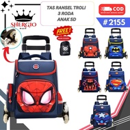 GIOBAGS 3-wheel Trolley Bag for Elementary School Boys Without LED Lights 2155