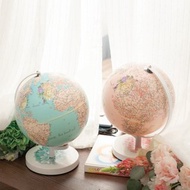 SkyGlobe 10吋粉色/藍色繡球花三段觸碰式地球