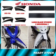 HONDA Wave 100 110 125 EX5 100 Dream Class Beat Future Icon Dash Sticker Motor Plat Depan Magat/Front No Plate Sticker