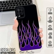 Softcase hp oppo A54 - Casing FIRE Motifoppo A54 - Silicone hp oppo A54 - Case hp oppo A54 - Protect