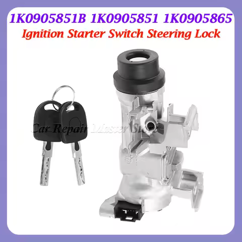 1K0905851B 1K0905851 1K0905865 Ignition Start Switch Steering Lock For Volkswagen Tiguan Jetta Golf 