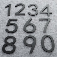 Acrylic Three-Dimensional Number Sticker Bronze Gold Black White Letter Room Number Wall Sticker Hou