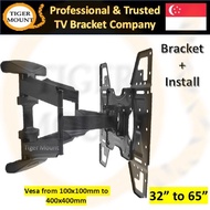 [Swivel TV Bracket X7 + Installation] / Turning Angle / TV Wall Mount / Flat Screen TV 32 to 65 inch