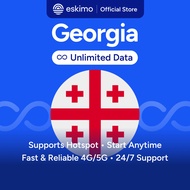 Eskimo Georgia Unlimited eSIM 1-30 Days | 24/7 Customer Support | How to Redeem in Description