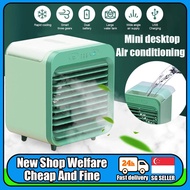 [SG Stock] Portable aircon  Air cooler Portable Air conditioner usb fan Mini aircon rechargeable fan /Air Humidifier/ cooling fan / Cooler Fan /desktop fan/air cooler for room