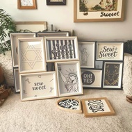 4x6Assembled picture frame wall decoration collage multi-frame set requires assembly of combined pic