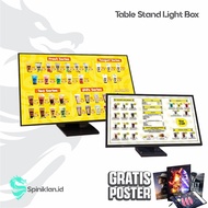 Table Stand Light/LED Table Stand Light Box/Light Box Menu /Daftar Menu/Slim Light Box/Light Box Tab