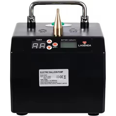 Electric Balloon Pump Portable Balloon Inflator 160-long Balloons and 5-inch Double-Set Balloons for