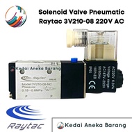 OE99... Solenoid Valve Raytac 3V210-08 NC 220V 110V AC 24V 12V DC Pneumatic - 220V AC