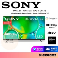 Sony 4K UHD Smart Goggle LED TV 50x75k 50 inch / BRAVIA 2 II S20 55/65 inch New K-55S20M2 K-65S20M2