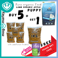 Buy5+1kg Aozi Lamb Organic Apple Puppy Dog Organic Food for all Breeds 1kg - mog and marley