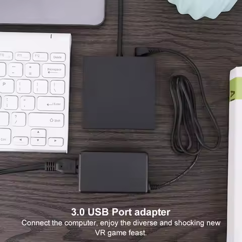 For PS 5 VR2 Computer Converter Game Adapter PC Adapter& Accessories Kit Power Adapter for Playstati