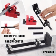 Bow Arrow Archery Arrow DIY Set Includes Portable Arrow Cutter and Polisher