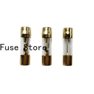 5PCs fuse gold tube tubular 10*38mm 15A 32V