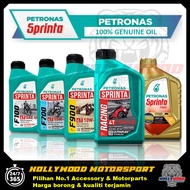 PETRONAS SPRINTA F100 SAE40 F700 15W50 F900 10W40 RACING 10W40 FULLY SYNTHETIC 4T MOTOR ENGINE OIL M