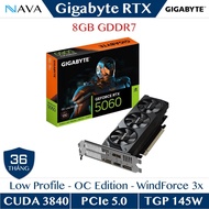 GIGABYTE GeForce RTX 5060 OC Low Profile, 8GB 128-bit GDDR7, PCIe 5.0, 4-screen output support, comp