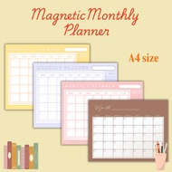 Magnetic Monthly Planner A4 with Marker
