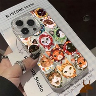 Sarung Telefon Rekaan Kucing Turban Serasidengan Apple iPhone 16 iPhone 16 PRO Trend 15PROMAXModel B