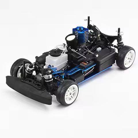 VRX Racing RH1004 N2 1/10 Scale Nitro Powered RC Car, 4WD Two Speed On-Road Touring Vehicle, High Pe