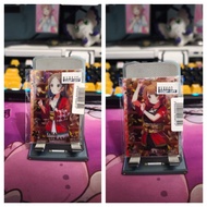 Gakuen Idolmaster Wafer card (Kiku Kanmuri)