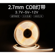 Light Strip, Cob 2.7mm, 480 LEDs, Ambient Decorative LED Strip