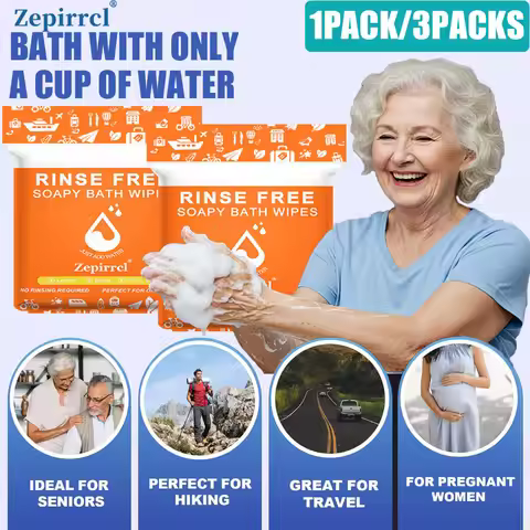 1Pack/3Packs Disposable Foam Bath Towel, Portable Soap Towel, All-In-One Shower Towel, Comes with So