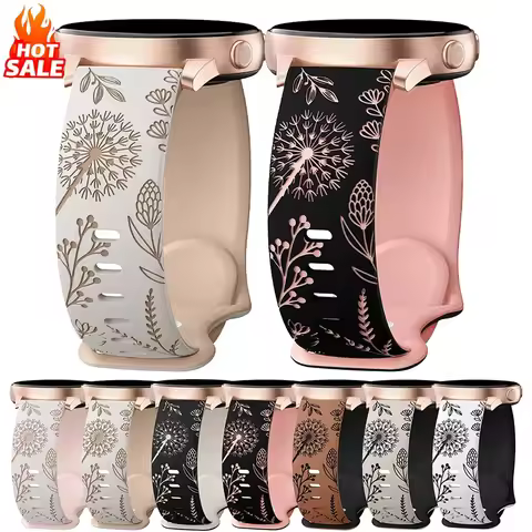 Women Silicone Strap for Samsung Galaxy Watch 7 6 5 4 40mm 44mm 6 Classic 43 47mm 20mm Band Bracelet