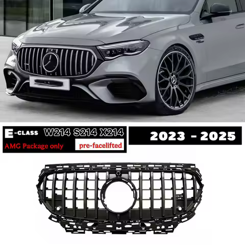 W214 Front Radiator Grille fit for 2023 - 2025 Mercedes E Class Pre-facelift S214 X214 E200 E350 E45
