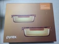 Pyrex 玻璃保鮮盒，1套2個，$150，南昌站交收