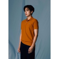 เสื้อโปโลชาย crocodile ทรงสลิม สี pumpkin spice ของแท้ 100% ไม่แท้ยินดีคืนเงิน