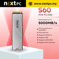 [Ready Stock] ADATA GAMMIX S60 PCIe Gen4 M.2 2280 SSD (XPG) - 512GB / 1TB / 2TB / 5 Years Warranty