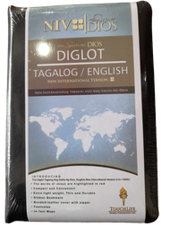 NIV/ASD Holy Bible Diglot Midsize Flex Cover with Zipper  : English - Tagalog Bible