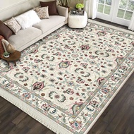 Can Roll Easy to Care Living Room Carpet Ethnic Style Anti-slip Floor Mat with Ear Printed Carpet Ta
