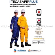 Tencate Tecasafe plus 700 inherent FR coverall NFPA2112 PPE2 SIRM DOSH
