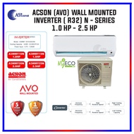 ACSON (AVO) WALL MOUNTED INVERTER ( R32) N - SERIER 1.0 HP - 2.5 HP ( WIFI CONTROLLER )